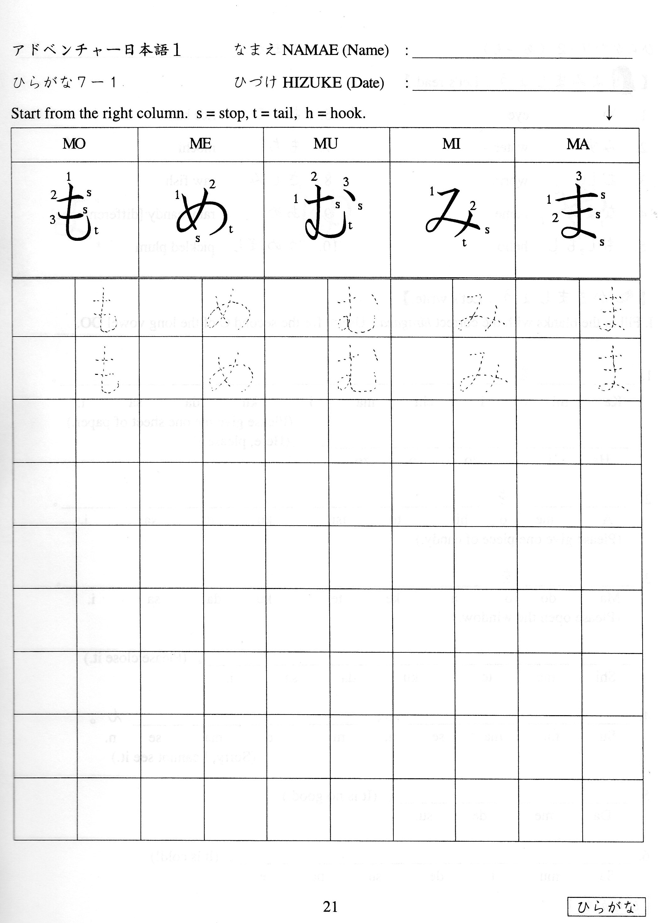 finished my homework in japanese